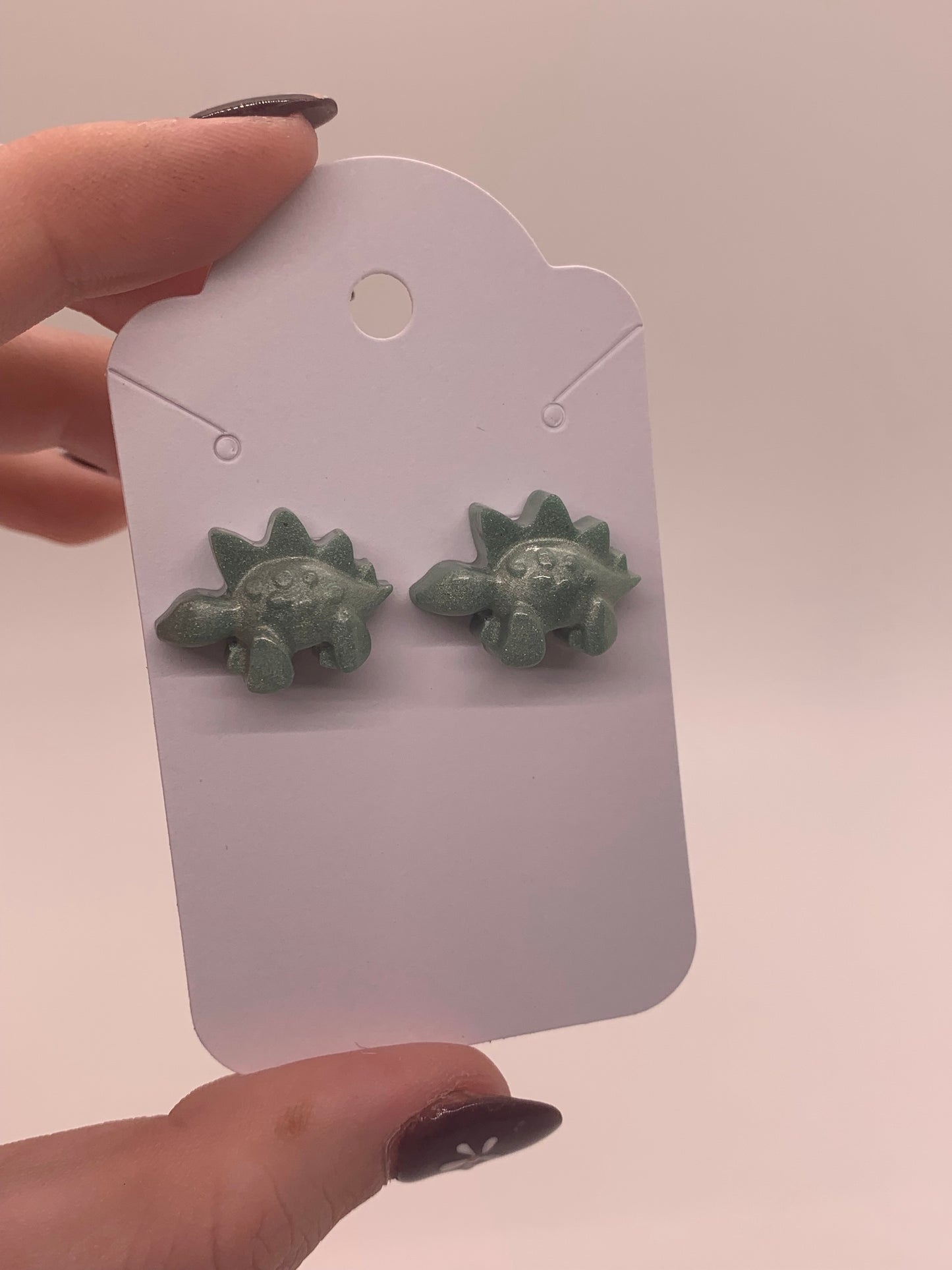 Dinosaur Studs | Stegosaurus | Green