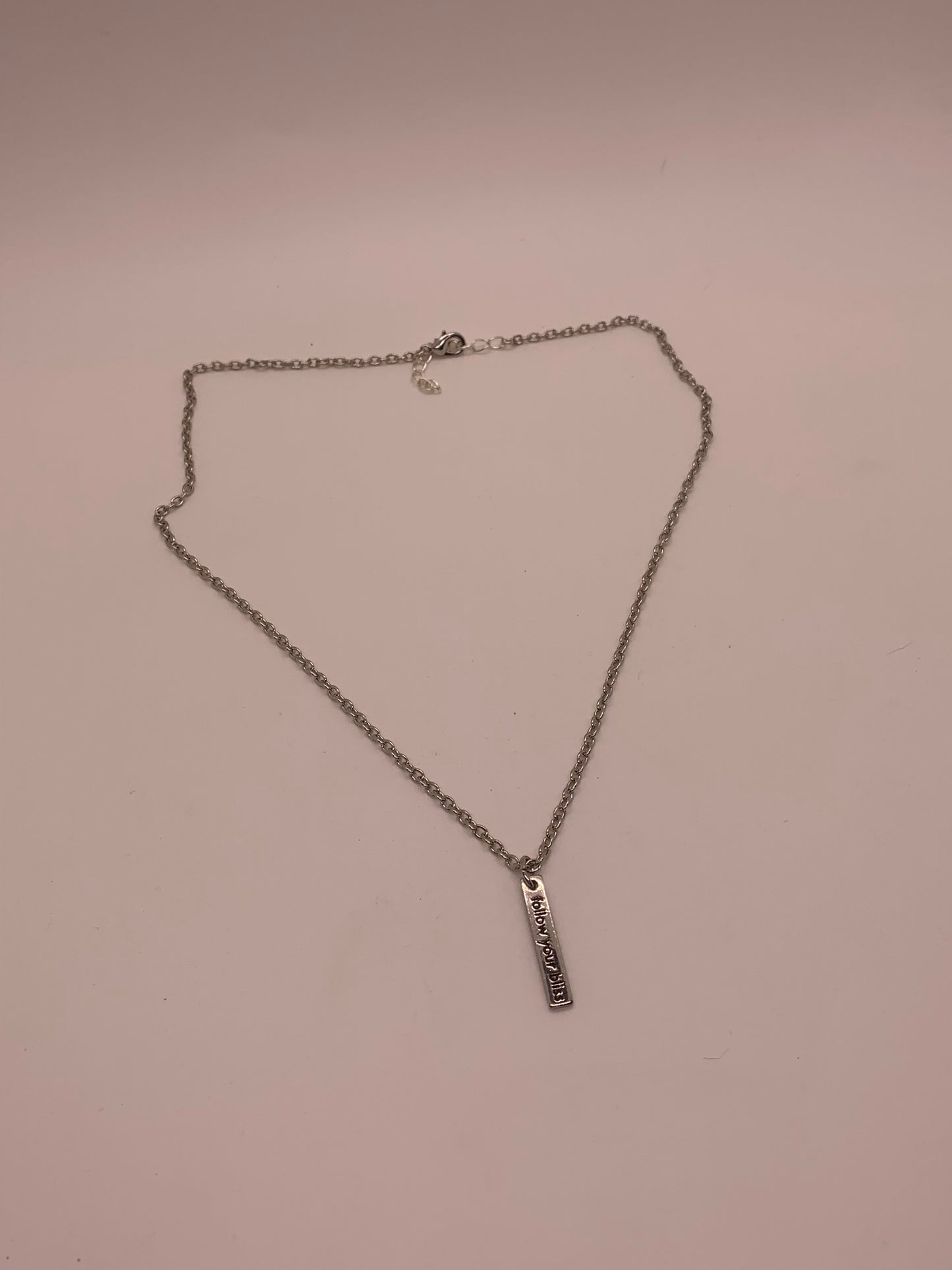 Follow Your Bliss Necklace | Silver