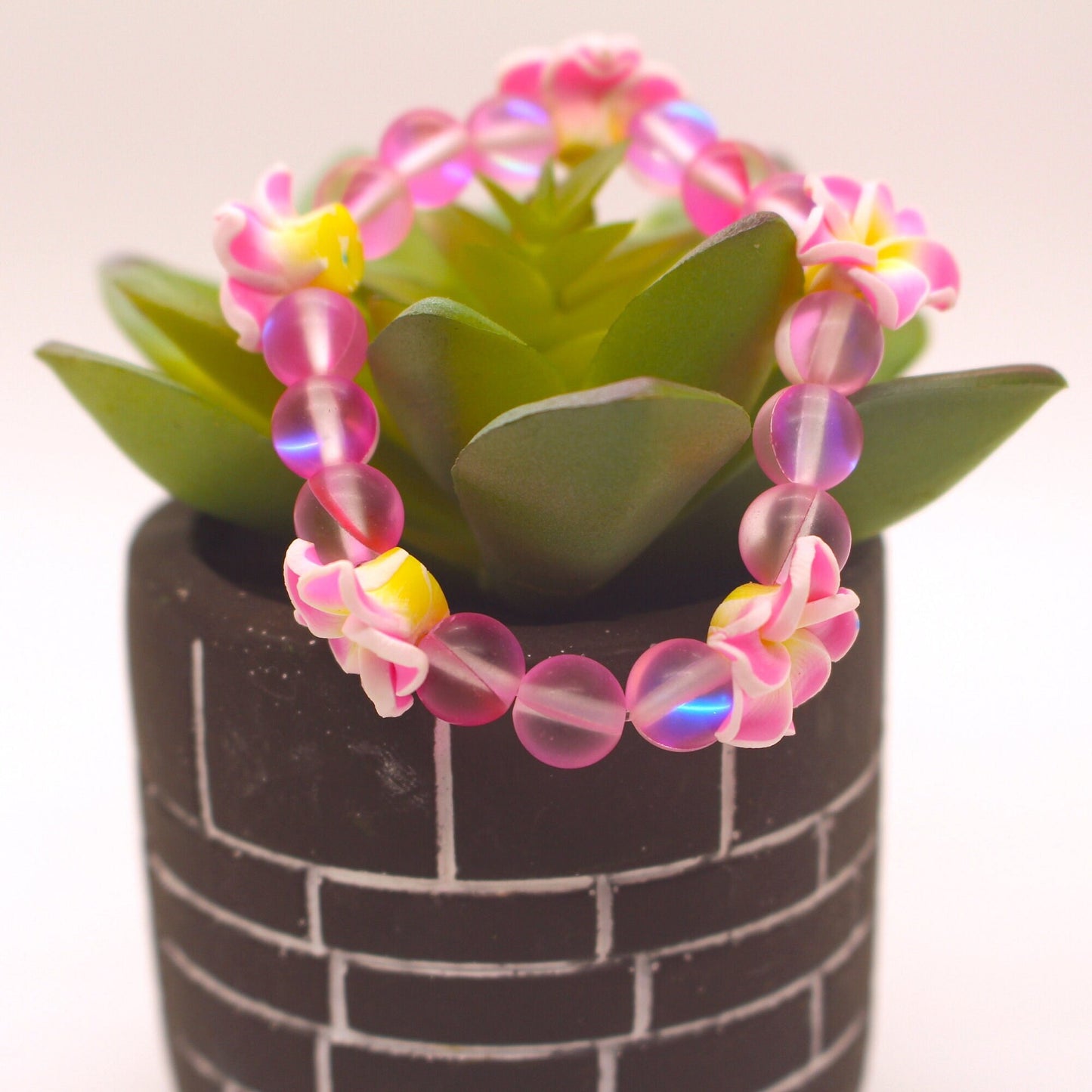 Kids | Flower Bracelet | Pink