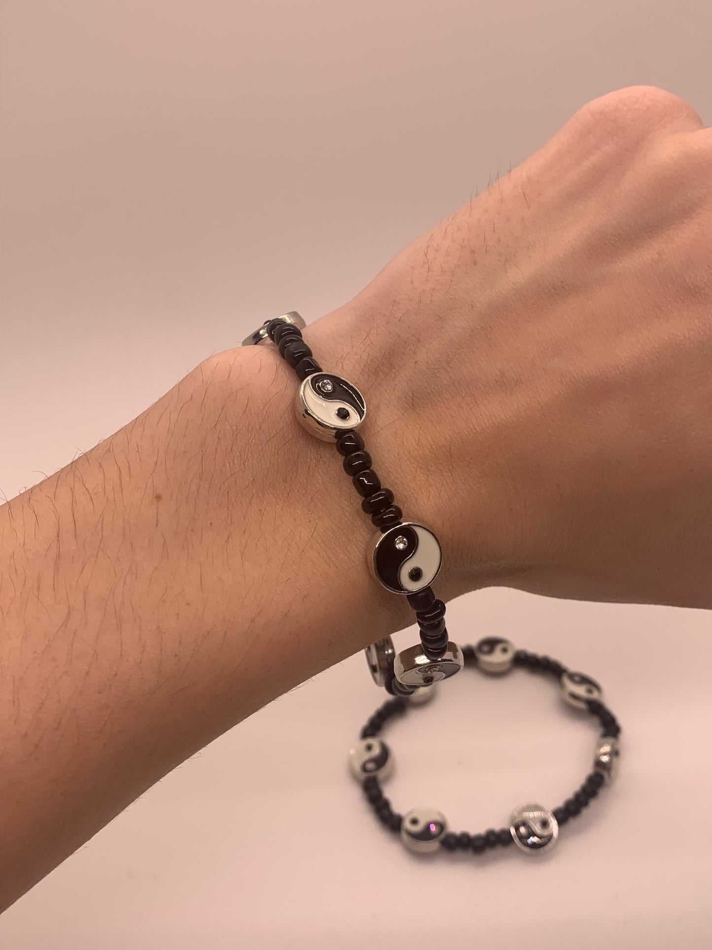 Yin and Yang Bracelet | Black & White