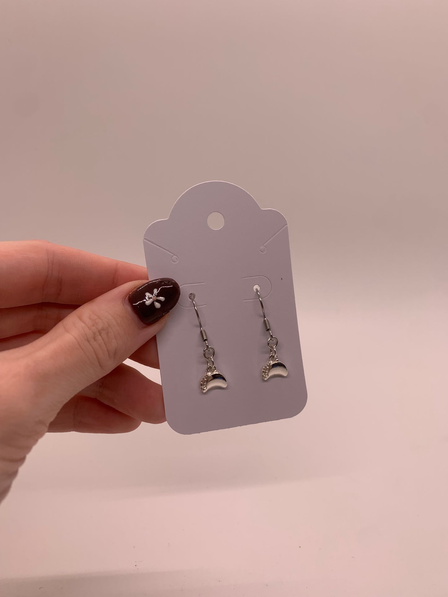 Mini Taco Earrings | Silver