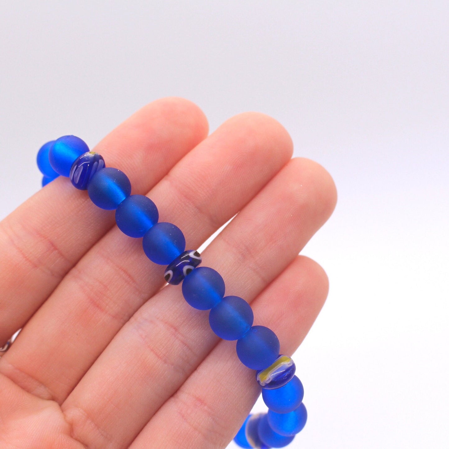 Glass Bracelet | Deep Blue