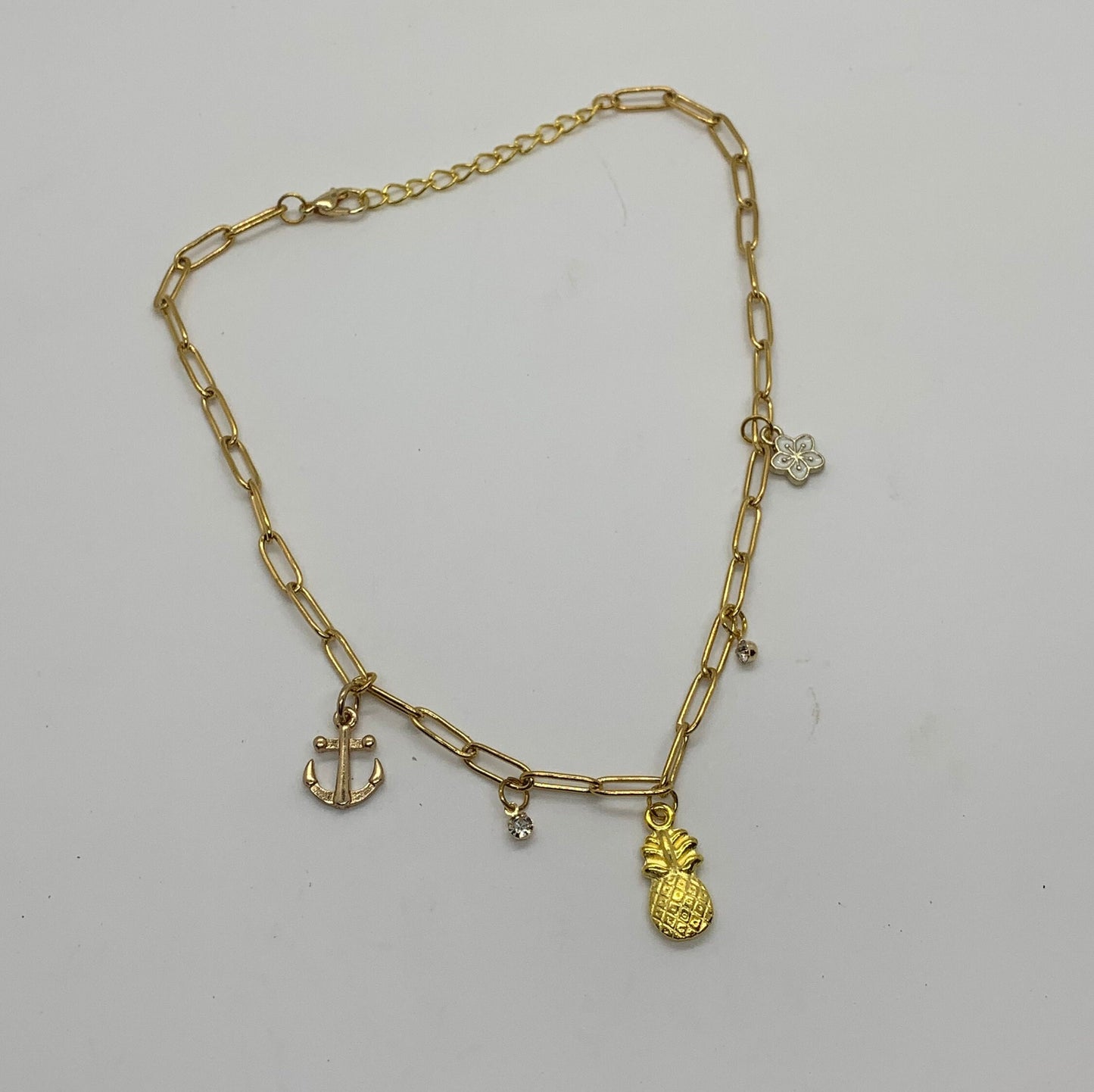 Charm Necklace | Golden Pineapple