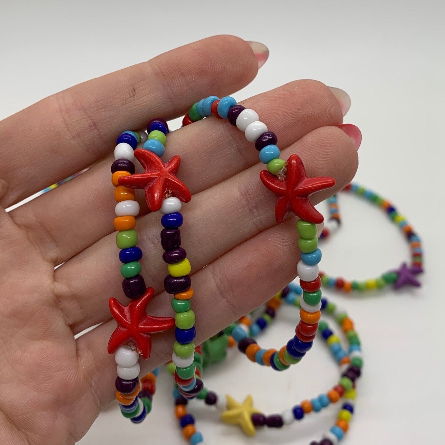 Rainbow Starfish Bracelet | Multicolor